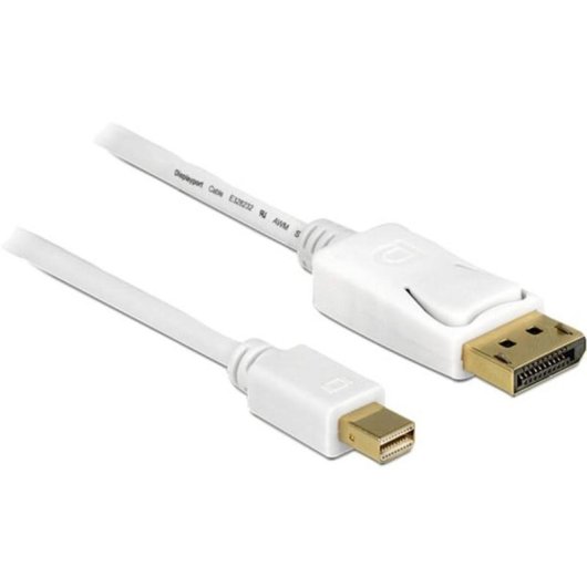 Kabel DisplayPort DeLOCK 83484 5 m Mini DisplayPort zu DisplayPort Weiß