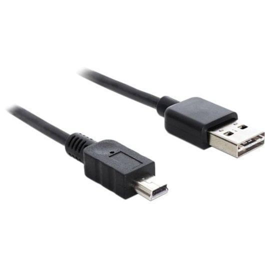 Cable USB 2.0 DeLOCK 3 m Negro Macho/Macho USB A a Mini-USB B