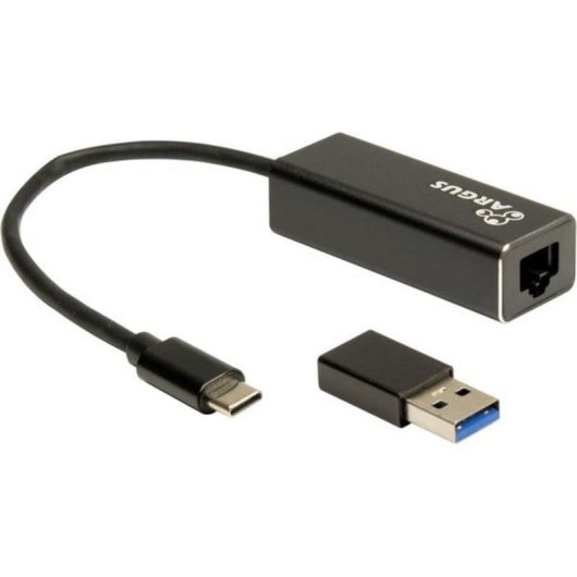 Netzwerkkarte Inter-Tech IT-732 USB Typ C Ethernet 2,5 Gbit/s Aluminium Grau