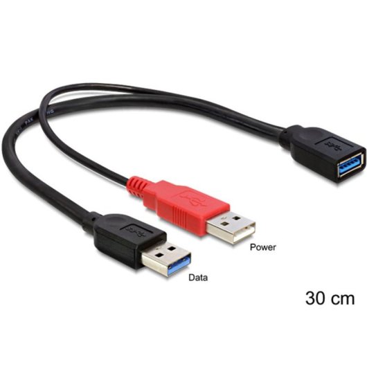 Cable USB DeLOCK 83176 0,3 m USB 3.2 Gen 1 2 x USB A