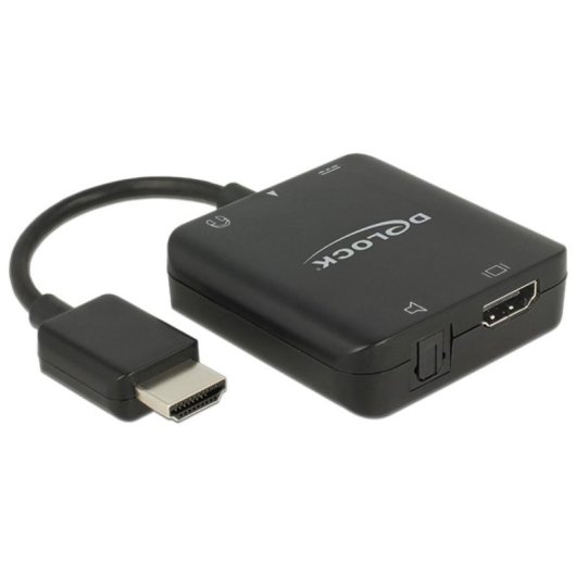 Conversor de áudio Delock 62784 HDMI para S/PDIF e estéreo