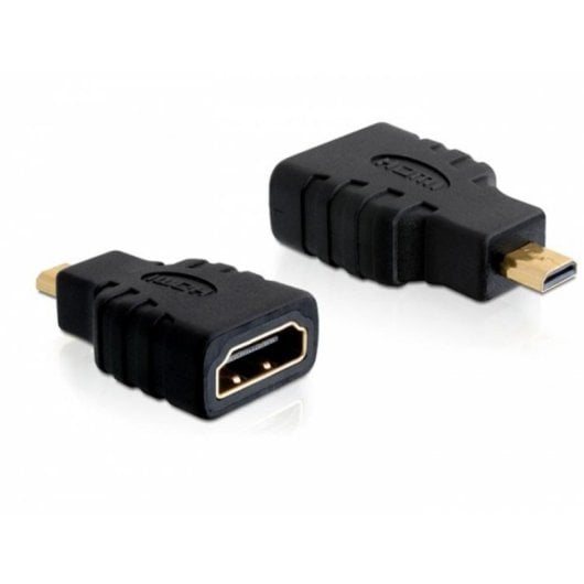 Adattatore HDMI micro D a HDMI A DeLOCK Nero
