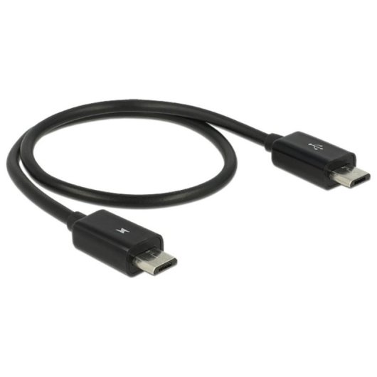 Cable USB Delock 83570 0,3 m USB 2.0 USB B Negro