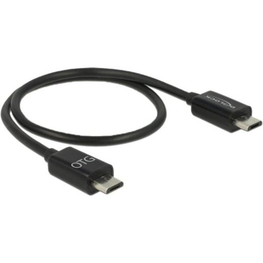 Cable USB Delock 83570 0,3 m USB 2.0 USB B Negro