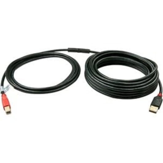 Cable USB 2.0 A Macho a B Macho 10 m Lindy Negro/Rojo