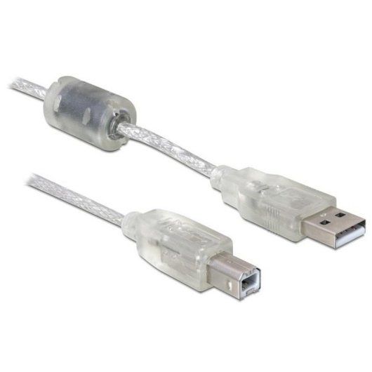 Cavo USB 2.0 A-B DeLOCK 0,5 m Grigio