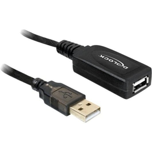 Cavo estensione USB 2.0 DeLOCK 20 m Nero Maschio/Femmina