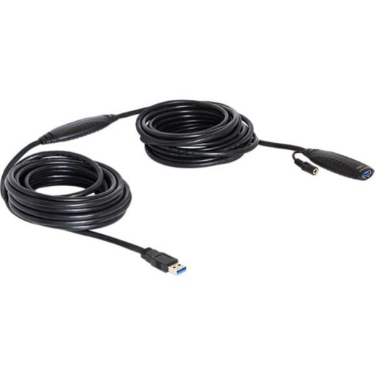 Cable Alargador USB 3.0 DeLOCK 10 m Negro
