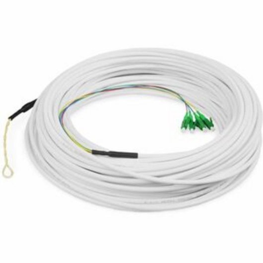 Cable de descente FTTH Digitus monomode 4 fibres LC/APC 50 m