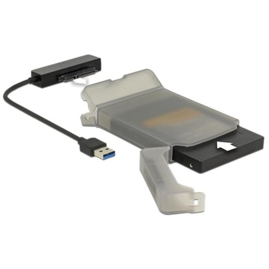 Convertidor USB 3.2 Gen 1 a SATA DeLOCK 62742 para disco duro de 2.5"