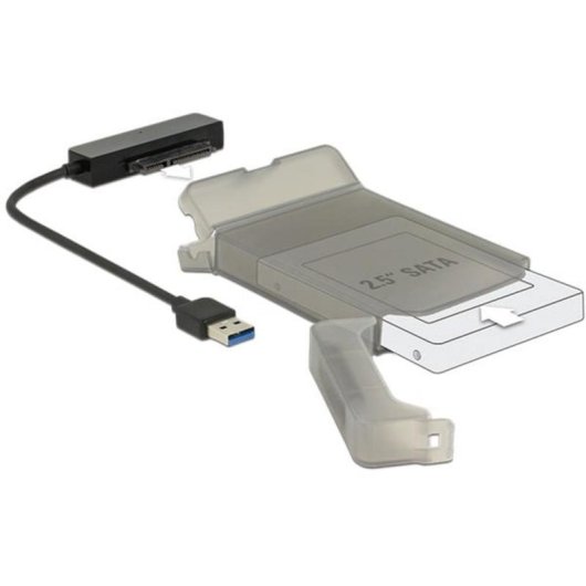 Convertidor USB 3.2 Gen 1 a SATA DeLOCK 62742 para disco duro de 2.5"