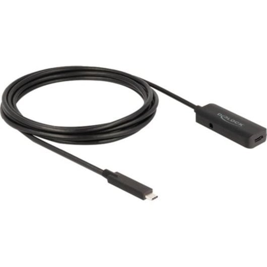 USB-C-Verlängerungskabel DeLOCK 80027 3 m USB 3.2 Gen 2 10 Gbit/s Schwarz