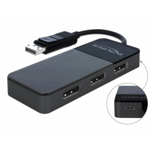 Divisore video DisplayPort Delock 87737 3 uscite 4K