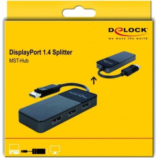 Divisore video DisplayPort Delock 87737 3 uscite 4K