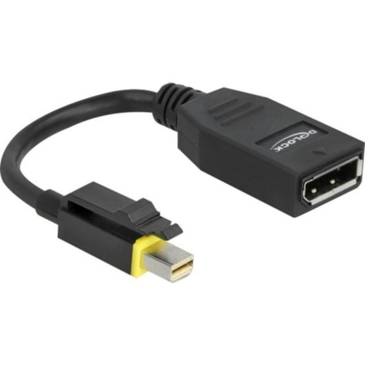 Adaptador Mini DisplayPort 1.4 para DisplayPort DeLOCK 0,15 m