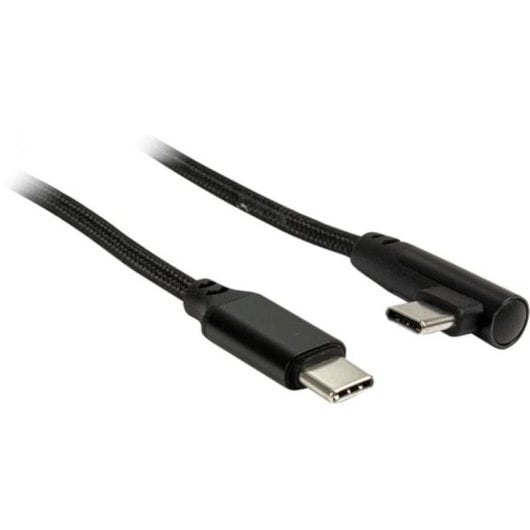 Cable USB-C à USB-C Inter-Tech 1 m Noir