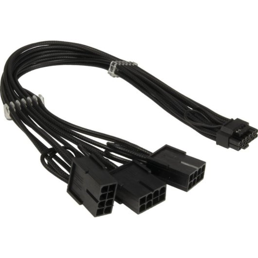 Cable adaptador Inter-Tech GPU-02 12VHPWR a 3x PCIe 8-pin