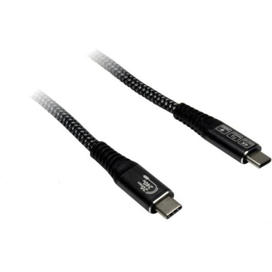 Cable USB-C a USB-C Inter-Tech 3 m USB 3.2 Gen 2x2 20 Gbit/s Negro