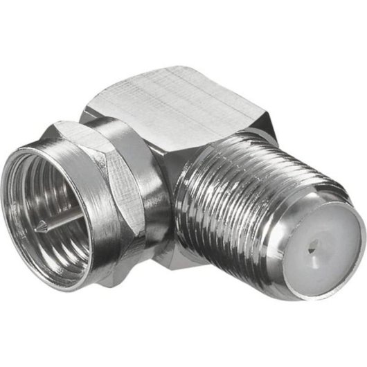 Adaptador Goobay BNC-F - M > BNC-F - FM Acero inoxidable