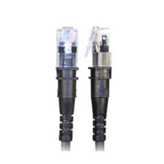 Cavo di rete PatchSee TP-6A-U/8 2,4 m Cat6a U/UTP Nero