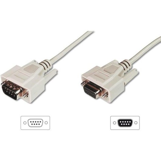 Verlängerungskabel D-Sub9 2 m Digitus beige