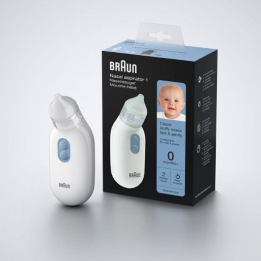 Aspiratore nasale elettrico Braun BNA 100 bianco
