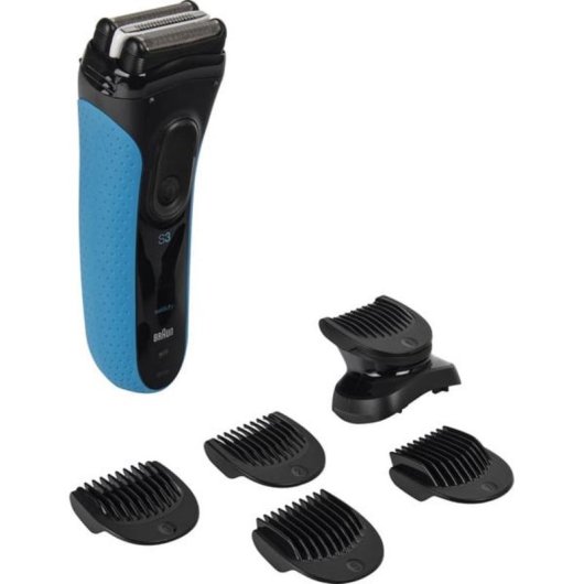 Gesichtsrasierer Braun 735483 Kabellos 45min Nass- und Trockenrasur Flexible Scherfolie