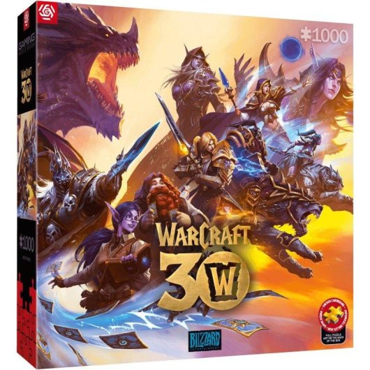 Puzzle Gaming Good Loot 1000 Pièces Warcraft 30th Anniversary
