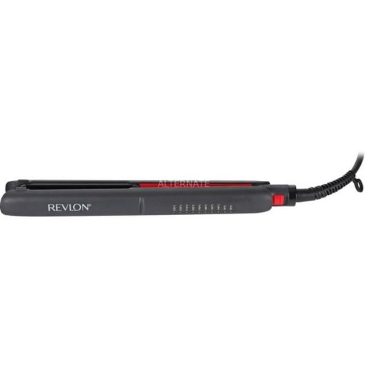 Piastra per Capelli Ceramica Tormalina Revlon RVST2211PE 235ºC 10 Impostazioni Ionica Spegnimento Automatico Nero Rosso