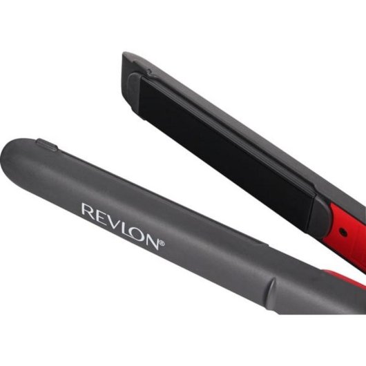 Piastra per Capelli Ceramica Tormalina Revlon RVST2211PE 235ºC 10 Impostazioni Ionica Spegnimento Automatico Nero Rosso