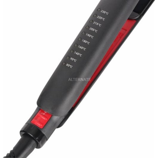 Piastra per Capelli Ceramica Tormalina Revlon RVST2211PE 235ºC 10 Impostazioni Ionica Spegnimento Automatico Nero Rosso