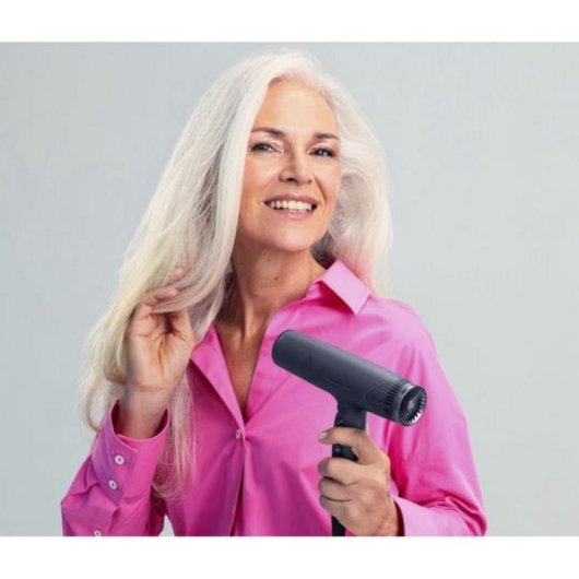 Secador de Cabelo Iónico Medion LIFE HD2 MD19984 1740W 3 Temperaturas 3 Velocidades Difusor Cinzento