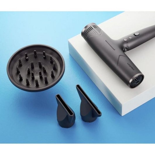 Secador de Cabelo Iónico Medion LIFE HD2 MD19984 1740W 3 Temperaturas 3 Velocidades Difusor Cinzento