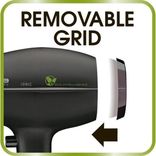 Sèche-cheveux Ionique Rowenta CV6030 1500W 3 Températures 2 Vitesses Diffuseur Noir Vert