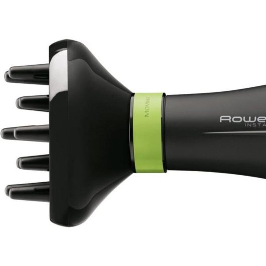 Sèche-cheveux Ionique Rowenta CV6030 1500W 3 Températures 2 Vitesses Diffuseur Noir Vert