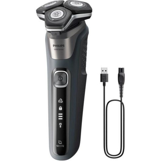 Rasoir Visage Philips Shaver Series 5000 S5887/13 Sans Fil 60min Sec et Mouillé 3 Lames Charge Rapide