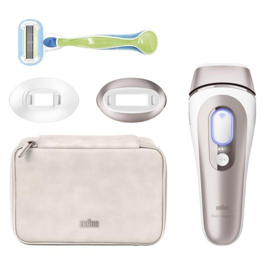 Depiladora Luz Pulsada IPL Braun Skin i-expert PL7147 10 Niveles Facial y Corporal App Inteligente