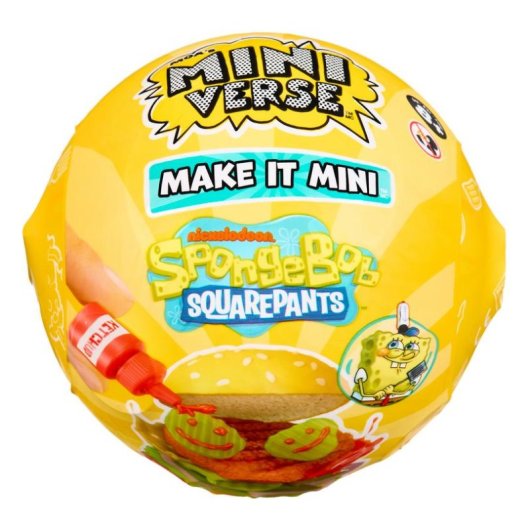 Figurine de jouet Miniverse Make It Mini SpongeBob SquarePants MGA Entertainment Multicolore