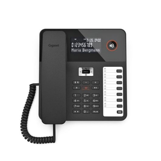 Teléfono Gigaset DESK 800A DECT con contestador automático y agenda de 200 contactos