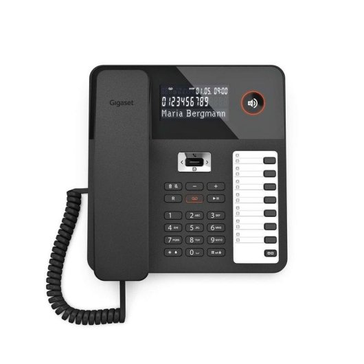 Teléfono Gigaset DESK 800A DECT con contestador automático y agenda de 200 contactos
