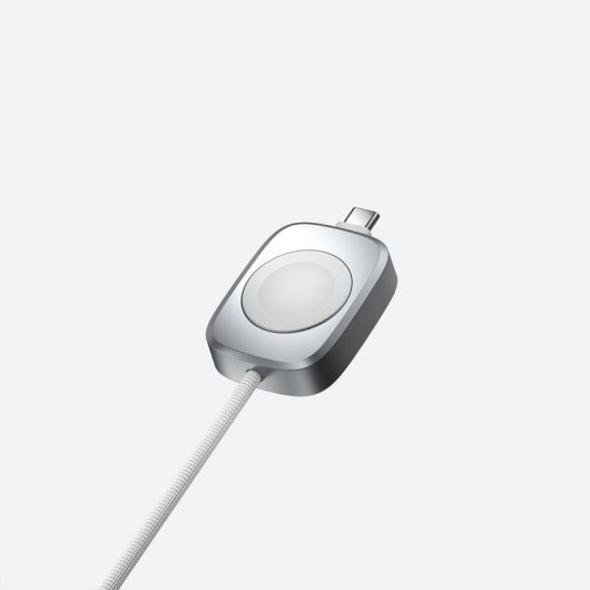 Ladegerät USB-C Nomad 100W Power Delivery 2 Ports 1,5 m Silber Weiß