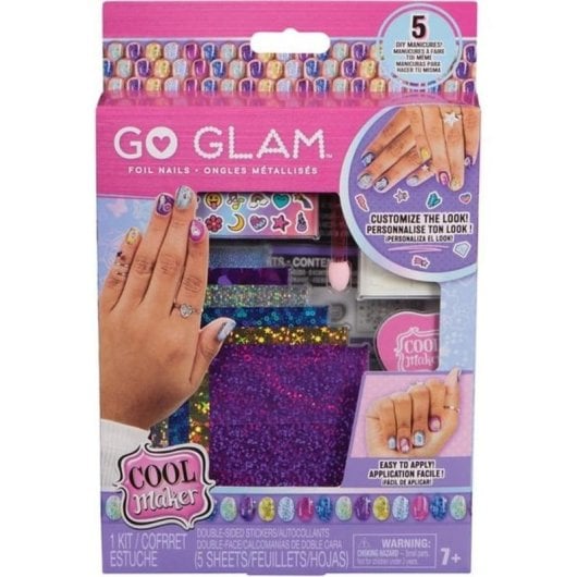 Kit de ongles métalliques Cool Maker Go Glam pour filles