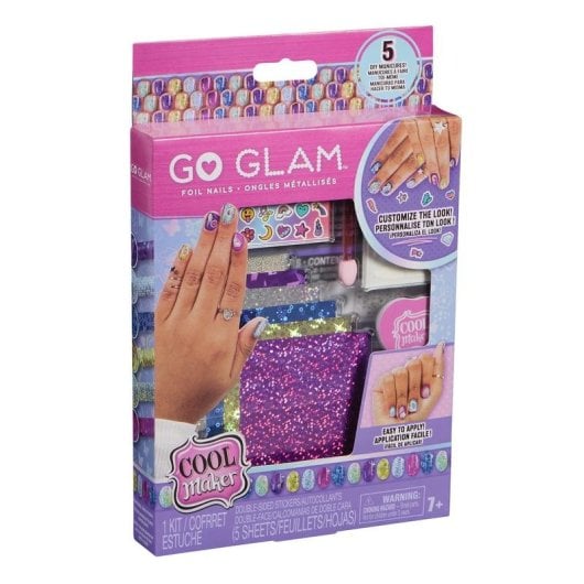 Kit de ongles métalliques Cool Maker Go Glam pour filles