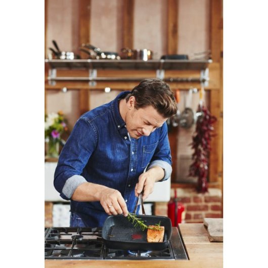 Sartén pour grill Tefal Jamie Oliver E24541 2,5 L Noir Aluminium forgé