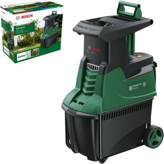 Trituradora de jardín Bosch AXT 25 TC 2500 W 53 L Turbina