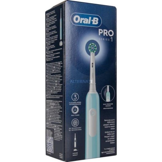 Cepillo de dientes oscilante rotativo Braun Oral-B Pro 1 Cross Action 3 Modos 1 Cabezal Temporizador