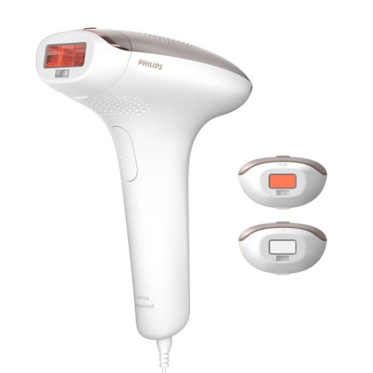 Depiladora Luz Pulsada IPL Philips Lumea Advanced SC1998/00 5 Niveles 2 Cabezales