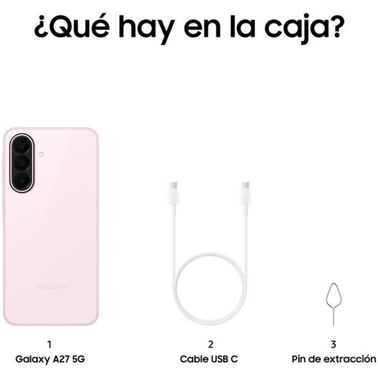 Samsung Galaxy A27 5G 6GB 128GB 6.7" Rosa Claro