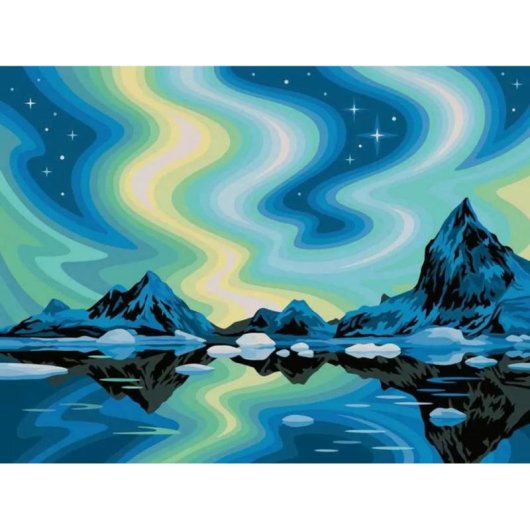 Kit di pittura a numeri Ravensburger CreArt Edizione Tela 40x30 cm