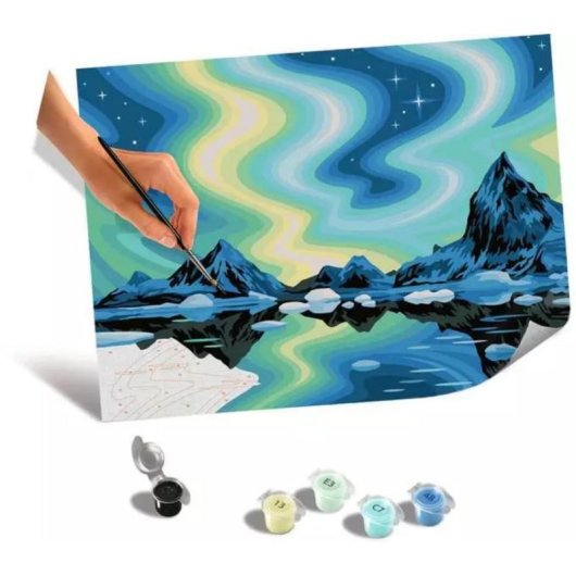 Kit di pittura a numeri Ravensburger CreArt Edizione Tela 40x30 cm